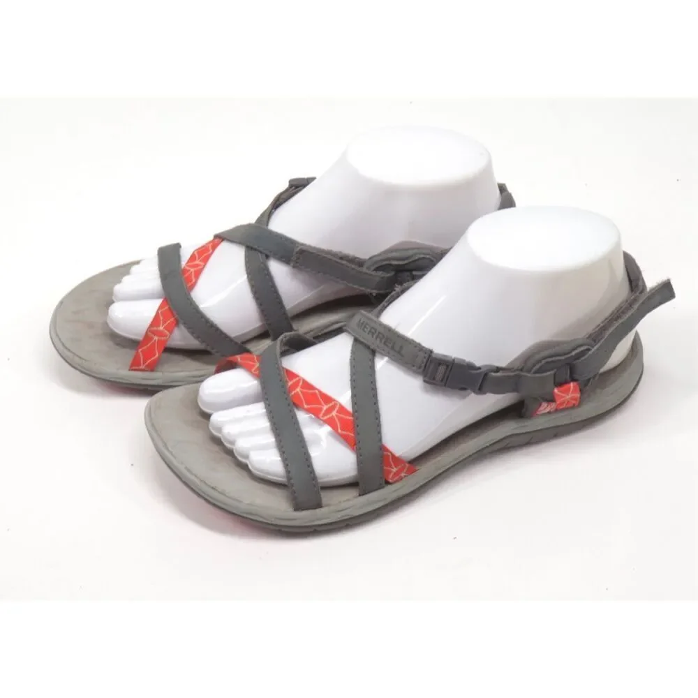 Merrell Siren Cardia Q Form 2 Hiking Active Strappy Sandals Gray Women 8.5 - Picture 4 of 7